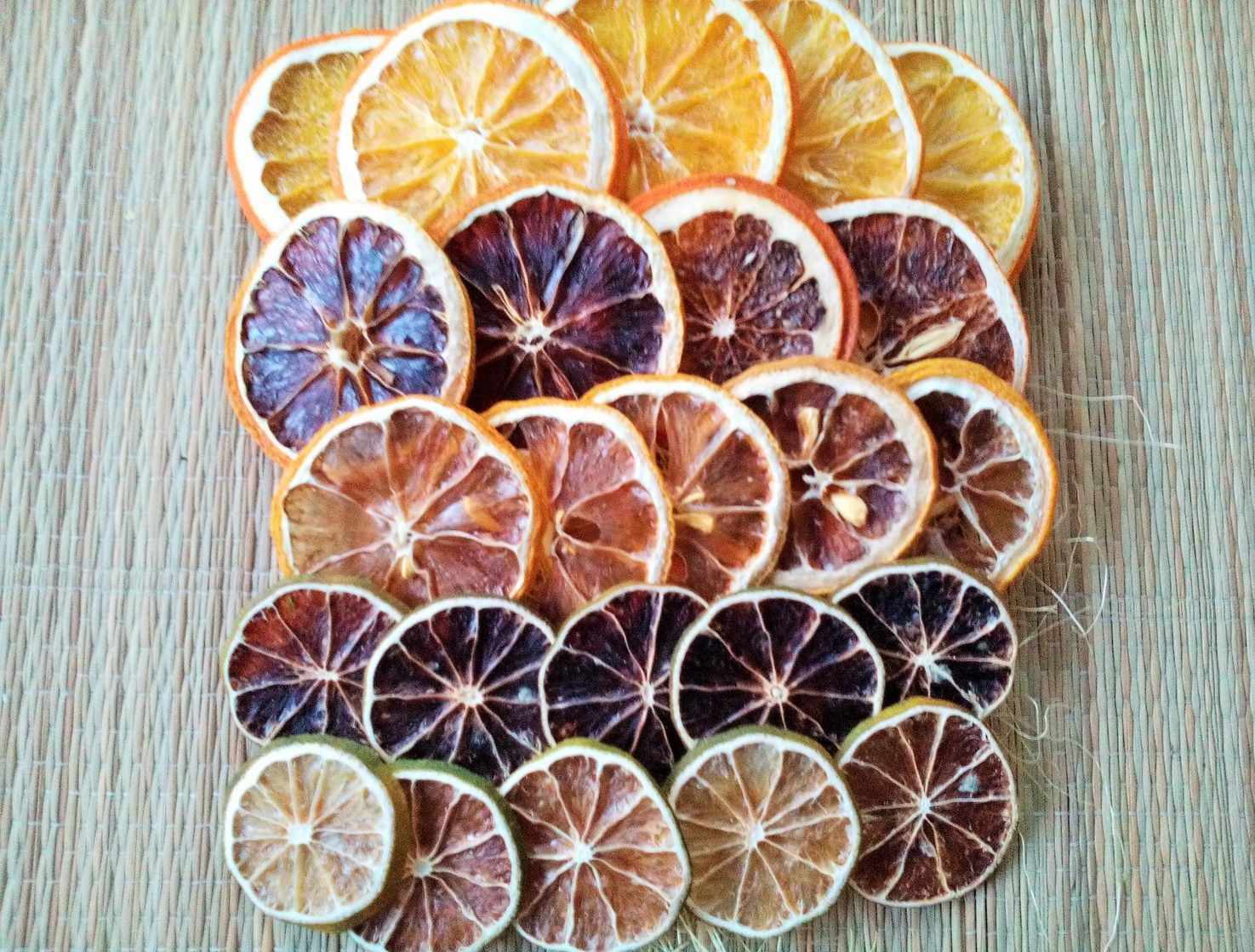 Сушеные лимоны для декора